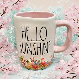 Rae Dunn “Hello Sunshine” Floral Mug